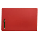Red Leatherette Conference Table Pad, 22 x 14